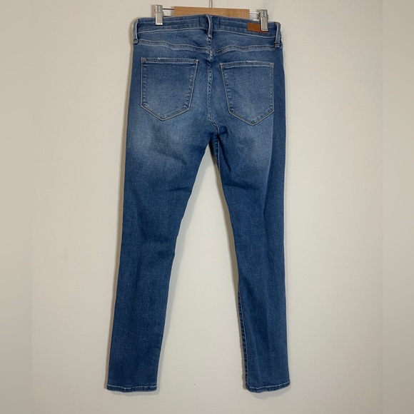 Abercrombie & Fitch Womens Jeans Size 26 Blue Harper Super Skinny Distressed - Picture 5 of 8